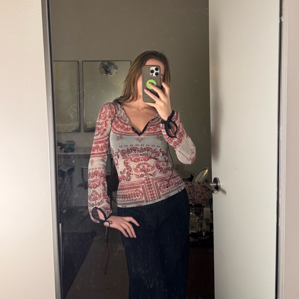 Rare vintage mesh JPG Jean Paul Gaultier top